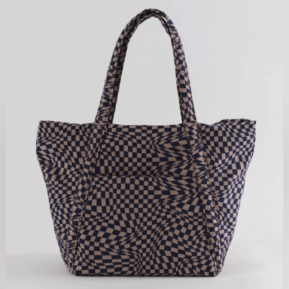 Baggu Travel Cloud Bag in check